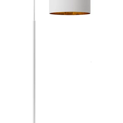 Stojaca lampa VESPILLO - biela / zlatá