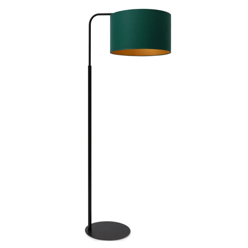 Stojaca lampa VESPILLO - zelená/zlatá/čierna