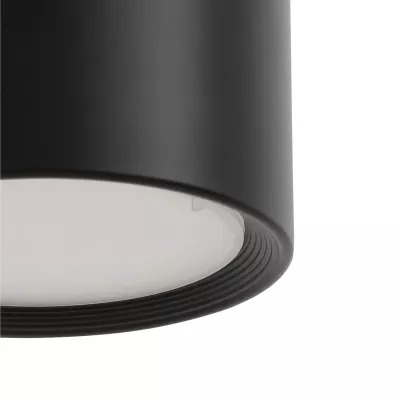 Moderné stropné LED osvetlenie VALLUM - čierne