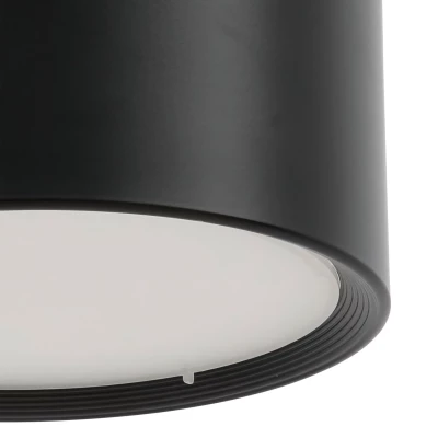 LED stropné osvetlenie VALLUM - čierne