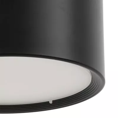 LED stropné osvetlenie VALLUM - čierne