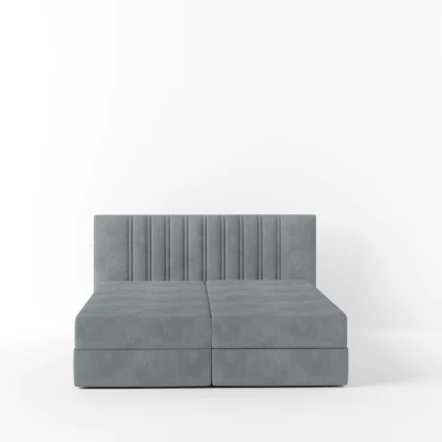 Americká posteľ 160x200 TORINA 1 - svetlo šedá
