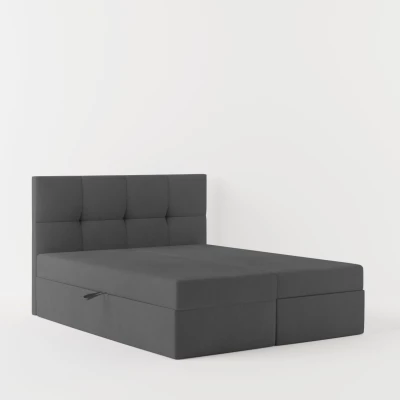 Boxspringová posteľ 180x200 MOSELA 2 - šedá