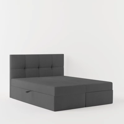 Boxspringová posteľ 180x200 MOSELA 2 - šedá
