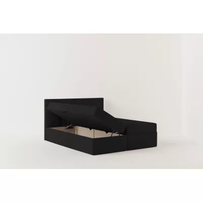 Boxspringová posteľ 160x200 MOSELA 2 - čierna