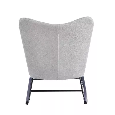 Hojdacie kreslo ROBERTINO - šedé