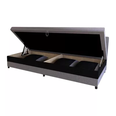 Váľanda s úložným priestorom 80x200 VIONEST - béžová / čierna
