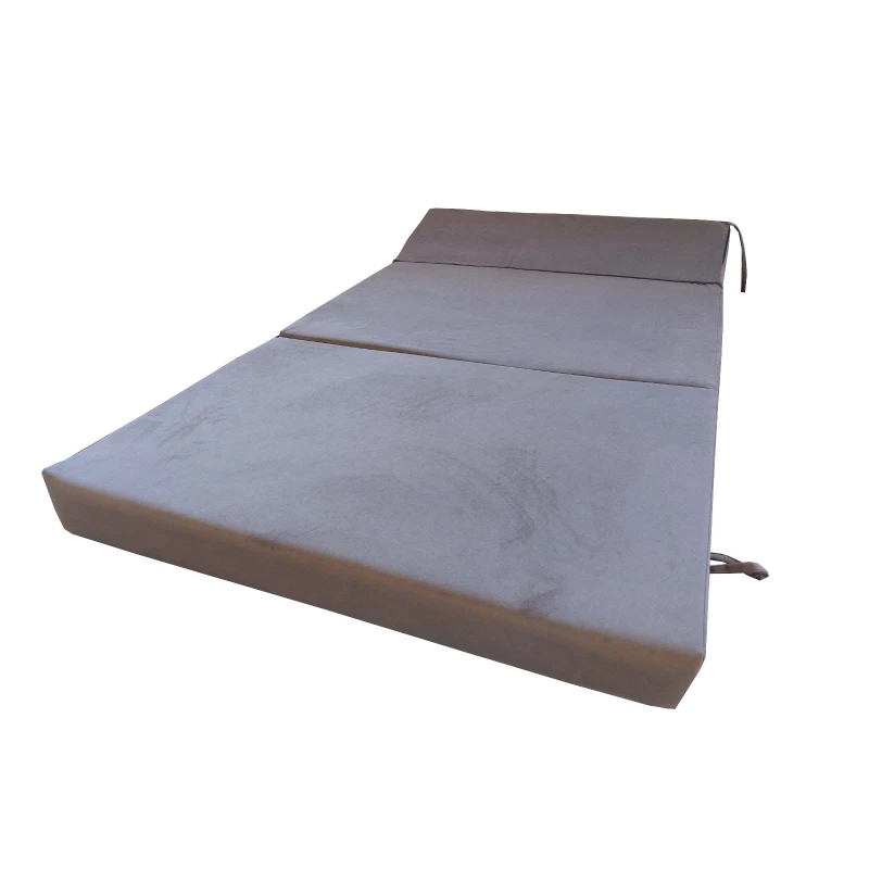 Skladací matrac BEDDIO 120x200 - tmavo šedá