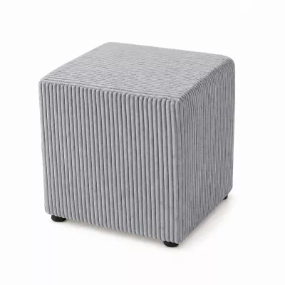 Taburet kocka SAGEN - popolavá 2