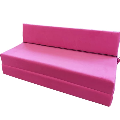 Skladací matrac BEDDIO 120x200 - tmavo ružový
