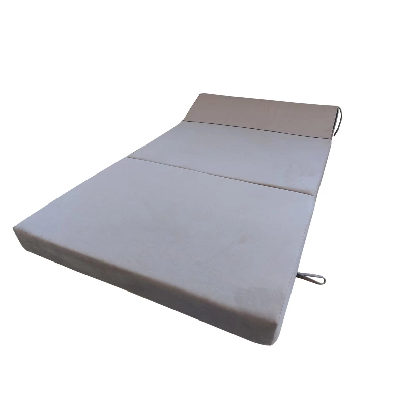 Skladací matrac BEDDIO 120x200 - hnedý