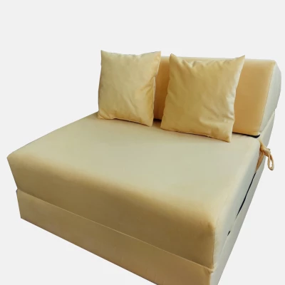 Skladací matrac CALMERA 70x200 - žltá