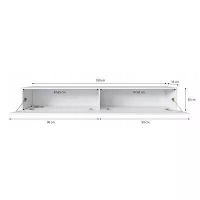 TV stolík CERIEE 180 - dub artisan