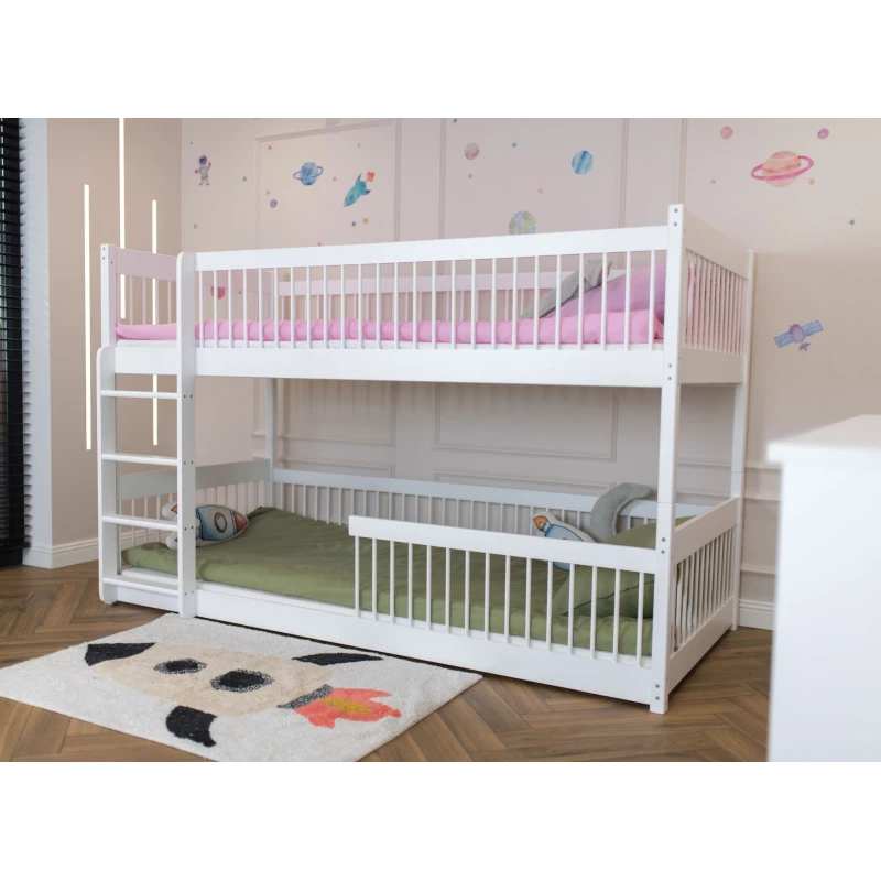 Detská poschodová posteľ 90x200 GLADYS - biela