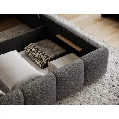 Manželská čalúnená posteľ 180x200 DOLVERO 2 - šedá