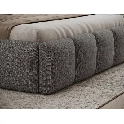 Manželská čalúnená posteľ 180x200 DOLVERO 3 - šedá