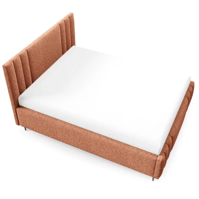 Manželská čalúnená posteľ 180x200 ROSALIA LEG - koralová