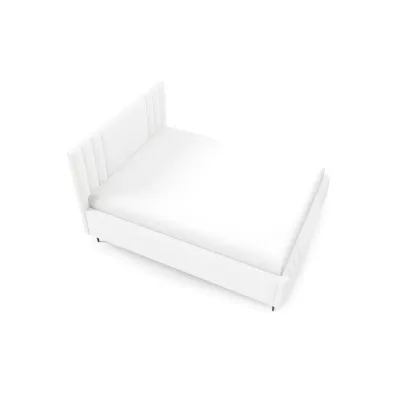 Manželská čalúnená posteľ 180x200 ROSALIA LEG - biela