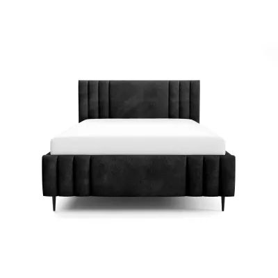 Manželská čalúnená posteľ 180x200 ROSALIA LEG - čierna
