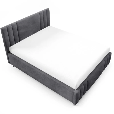 Manželská čalúnená posteľ 180x200 ROSALIA LEG - antracit