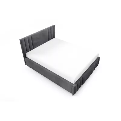 Manželská čalúnená posteľ 180x200 ROSALIA LEG - antracit
