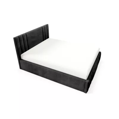 Manželská čalúnená posteľ 180x200 ROSALIA - čierna