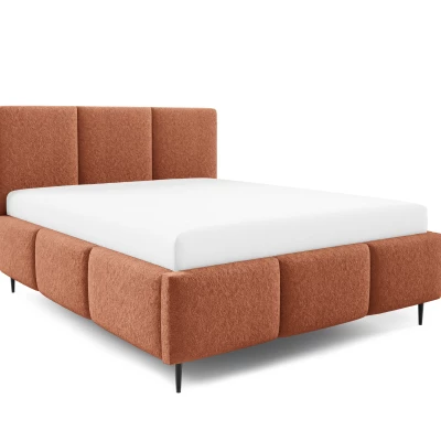 Manželská posteľ 180x200 VIONA LEG s úložným priestorom - koralová