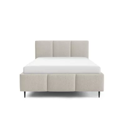 Manželská posteľ 180x200 VIONA LEG s úložným priestorom - svetlo béžová