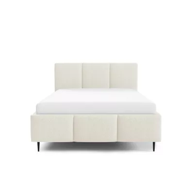 Manželská posteľ 180x200 VIONA LEG s úložným priestorom - smotanová