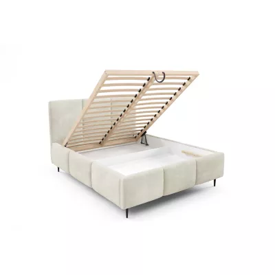 Manželská posteľ 180x200 VIONA LEG s úložným priestorom - ecru 1