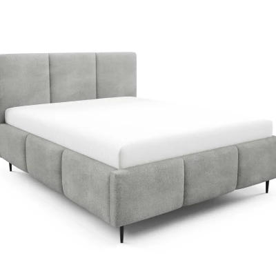 Manželská posteľ 160x200 VIONA LEG s úložným priestorom - šedá