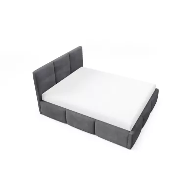 Manželská posteľ 160x200 VIONA s úložným priestorom - antracit