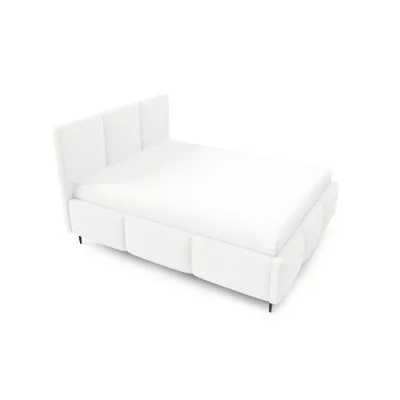 Manželská posteľ 180x200 VIONA LEG s úložným priestorom - biela