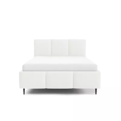 Manželská posteľ 160x200 VIONA LEG s úložným priestorom - biela