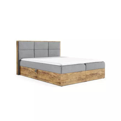 Manželská posteľ CHANTELLE 2 - 200x220, ružová + topper ZADARMO