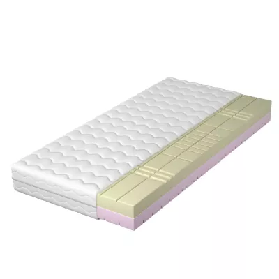 Stredne tvrdý penový matrac BAFLIA 100x200