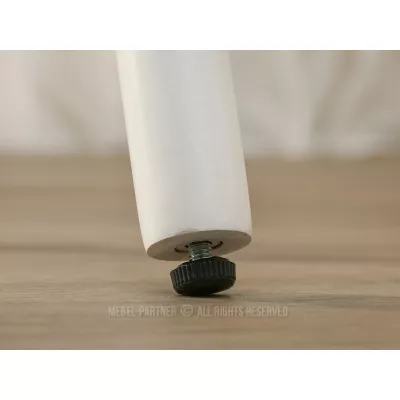 Dizajnová jedálenská stolička SAROLTA - béžová / krémová / biela