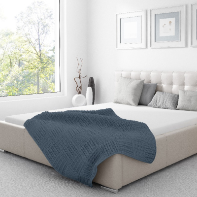 Čalúnená posteľ Soffio s úložným priestorom béžová eko koža 200 x 200