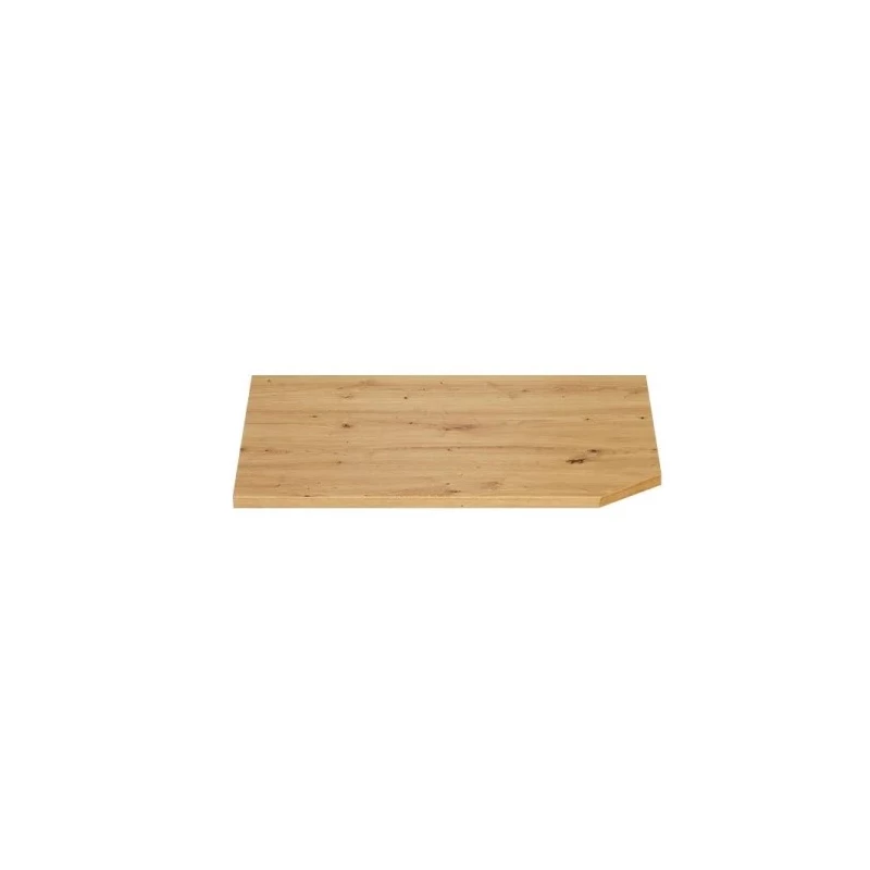 Kuchynská doska 190x60x3,8 cm MALIA - dub artisan, pravé prevedenie