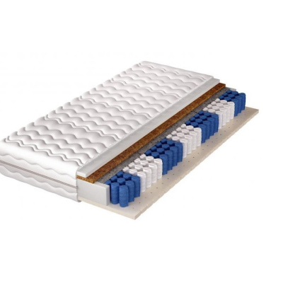 Obojstranný matrac so zónovou profiláciou a rozdielnou tvrdosťou H3/H4 Novida, 140 x 200