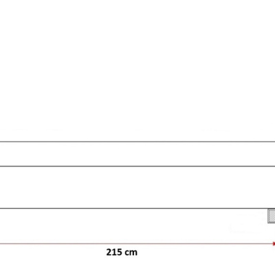 Elegantná čalúnená posteľ Maximo 120x200, červená