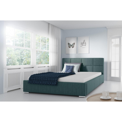 Jednoduchá posteľ Marion  180x200, modrá