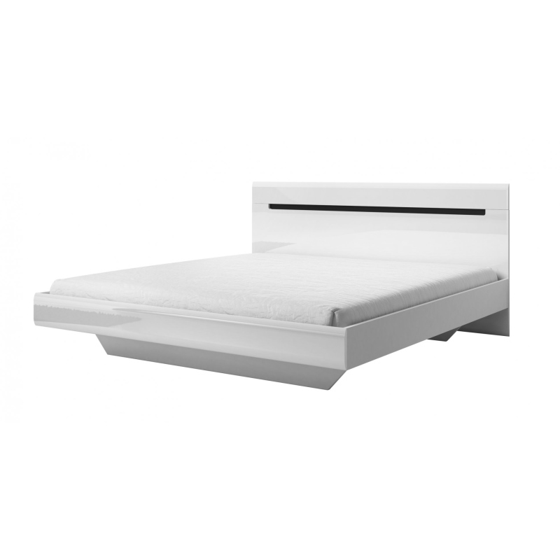 Priestranná posteľ do spálne HACHI 180x200, biela