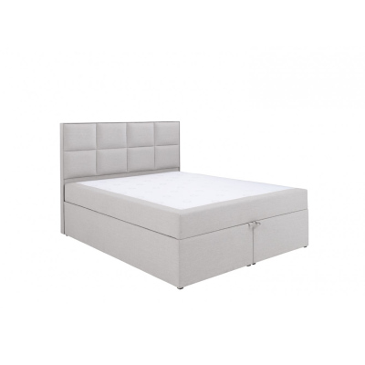 Čalúnená posteľ s prešívaním 160x200 BEATRIX - šedá 2