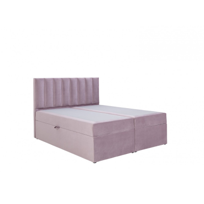 Čalúnená posteľ s prešívaním 180x200 BEATRIX - ružová 1