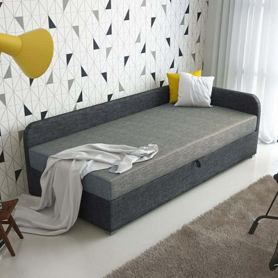 Čalúnená posteľ VALESKA 80x200, šedá