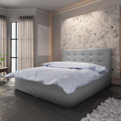 Moderná posteľ s úložným priestorom STIG I 180x200, šedá