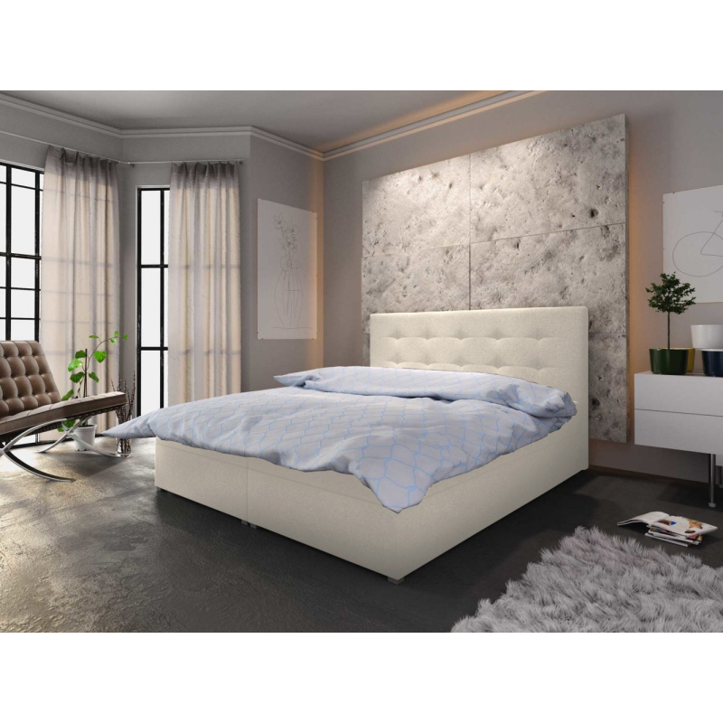 Moderná posteľ s úložným priestorom STIG I 160x200, béžová