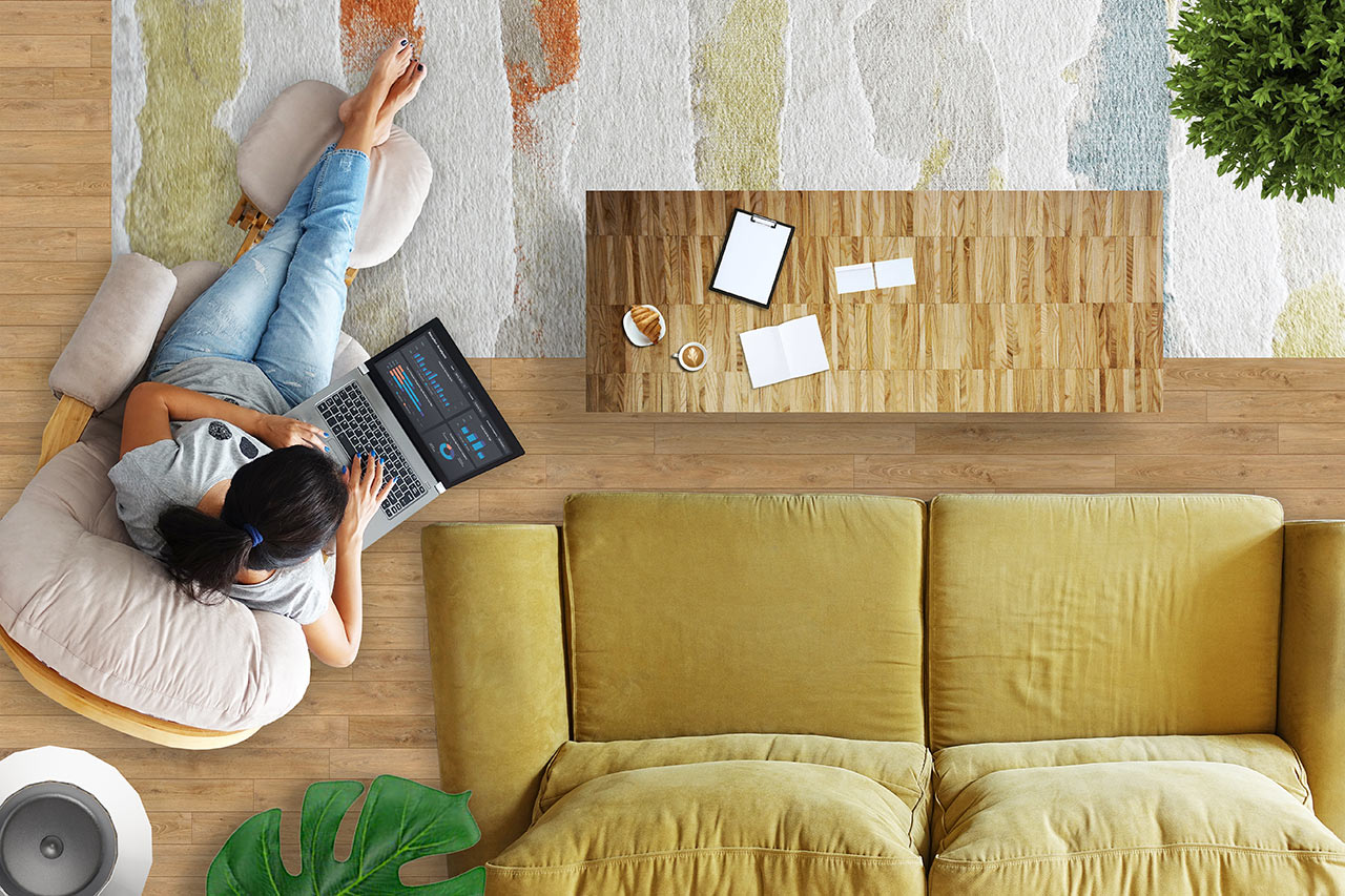 Miesto na stretávanie, hranie sa aj na prácu – to je multifunkčná obývačka
